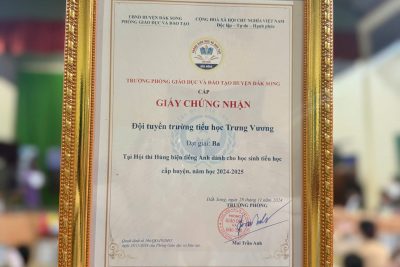 Hội thi Hùng biện Tiếng Anh dành cho học sinh tiểu học huyện Đắk Song năm học 2024 – 2025