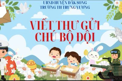 Phong trào Viết thư gửi chú bộ đội kỷ niệm 80 năm ngày thành lập QĐNDVN (22/12/1944- 22/12/2024) và 35 năm Ngày thành lập Hội CCB VN (6/12/1989- 6/12/2024).