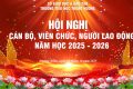 📢 TRƯỜNG TIỂU HỌC TRƯNG VƯƠNG TỔ CHỨC HỘI NGHỊ CÁN BỘ, VIÊN CHỨC, NGƯỜI LAO ĐỘNG NĂM HỌC 2025–2026